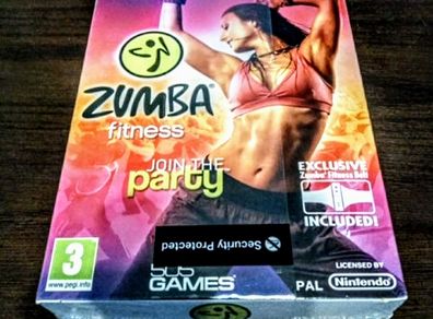 Zumba fitness bundle game and belt (still in plastic)