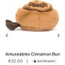 New Jellycat Amuseables Cinnamon Bun Image 2