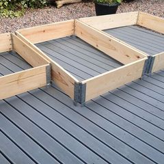 Large Raised bed planter pallet collars