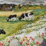 Hand Made Cross Stitch Embroidy - Classic Farm Scene Image 3