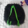 funky fluffy large monster back pack Image 3