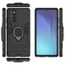 For Samsung Galaxy Note 20 / Note 20 5G Cover Hybrid Case Rugged Shockproof Magnet Ring Stand Black New - FHT25SMK5 Image 2
