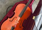 Cello Full 4/4 Size with Soft case + Hiscox Hard case