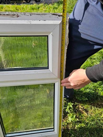 double glaze pvc window