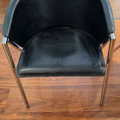2 leatherette chairs