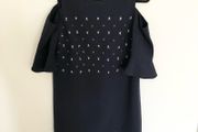 Whistles beaded cold shoulder dress UK12