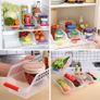 Fridge Storage, JRing Refrigerator Storage Organizer, Fruit Handled Kitchen Collecting Box Basket Rack Stand Basket Container (6 Pack, Random Color) Image 3