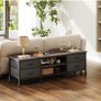 TV Stand with Storage, TV Console Table - 63 Inch, Grey Image 4