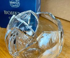 Bohemia Crystal Bowl, 20cm, Boxed