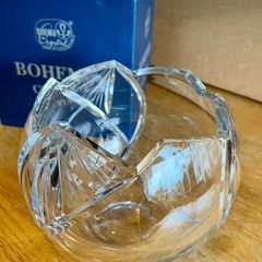 Bohemia Crystal Bowl, 20cm, Boxed