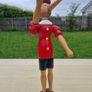 Vintage classic wooden Pinocchio figurine Image 4
