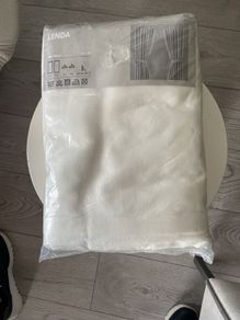 IKEA Lenda off White Curtains