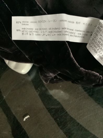 Zara silk blend trousers, new, size M