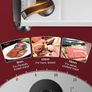 Meat Slicer with 2-19cm Blade, Electric Bread Slicer Machine for Home Use 200W, FOHERE Deli Food Cutter, 0-15mm Adjustable Thickness for Cheese, Bread, Include Safety Food Pusher Image 6