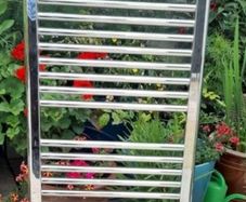 large chrome radiator