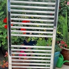 large chrome radiator