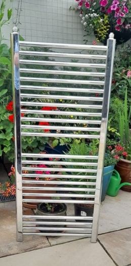 large chrome radiator