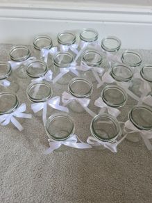 Glass Jar Centrepieces for Hire/Rent