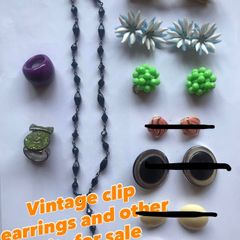 Vintage clip on earrings (and other jewellery) gift ideas