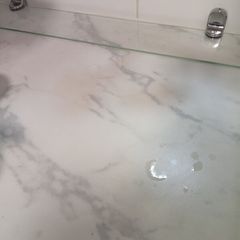 Quality Tempered Glass Bathroom Shelf
