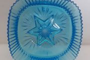 Vintage Blue Glass Bowl