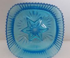 Vintage Blue Glass Bowl