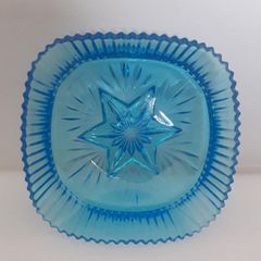 Vintage Blue Glass Bowl