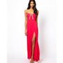 size 8 Lipsy VIP Jewel Bodice Maxi Dress with Thigh Split Image 5