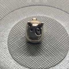 Pandora Silver Dog with Eye Patch
