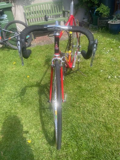 Vintage TI Raleigh racing bike