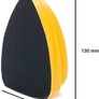 Glass Polish 15911 Hand Sanding Block, Hook & Loop Handheld Sanding Pad | 130 x 90 mm Image 3