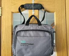 Grey laptop bag
