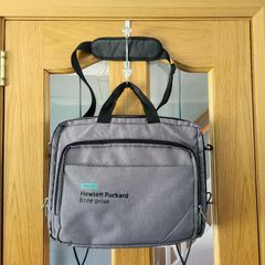 Grey laptop bag