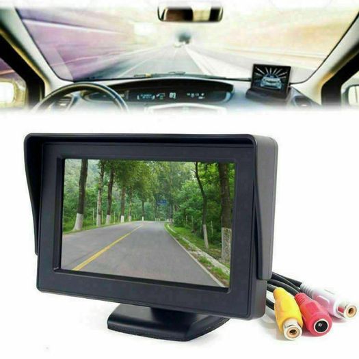 4.3" TFT LCD Car Rear View Reversing Monitor PLUS Parking Night Vision Camera