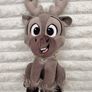 Disney Frozen Baby Sven Grey Reindeer Plush approx. 18 cm. loose horns Image 3