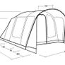 Outwell Sunhill 5 Air Beam Tent New Image 6