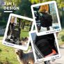 3 In 1 Detachable Pet Stroller, for Extra Small and Small Dogs - Black Image 2
