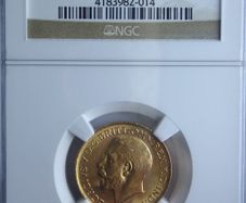 Scarce 1916 (P) Gold Sovereign Coin Top Pop