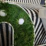 New bespoke 21.5cm high pre lit JOY sign with faux moss Image 6