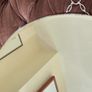 Pretty Early 20th Century Frameless Oval Bevelled Mirror with Original Chain Image 4