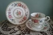 Eight sets A.B.J. Grafton China "Malvern" Trio's