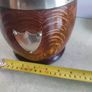 Antique Wooden Ice Bucket Canister Circa 1910's Image 6
