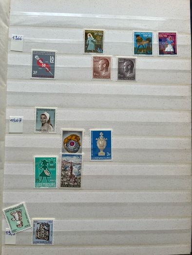 Stamps album LUXEMBURG