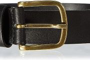 HUGO BOSS Men's Sashy-Bt_Sz35 Leather Belt 50481 Black1 Black 95 / L