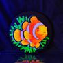 UV Blacklight Coral Reef Wall Art Painting Image 7