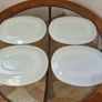 Vintage Mint Condition: Set Of 4 Jaj Pyrex "chelsea" Plates Image 2
