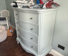 Hand Painted Solid Wood Chest of Drawers