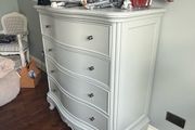 Hand Painted Solid Wood Chest of Drawers