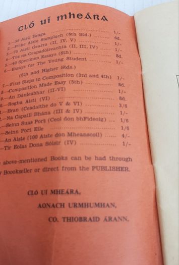 2 vintage Irish books 1948
