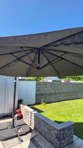 Umbrella and Heavy Base.